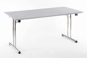 Unser Klapptisch Palermo Rechteck ist auch in Grau erhältlich