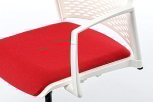 Unser Paris FS AL SP in weiß mit rotem Polster