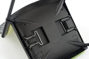 Reihenverbinder unter der Sitzfläche können bei Bedarf schnell genutzt werden