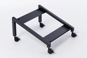 Der Transportwagen kann optional dazubestellt werden