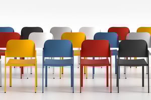 Unsere Passau Stapelstühle sind in vielen Farben erhältlich