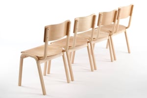 Die Perth-Stühle überzeugen auch von hinten