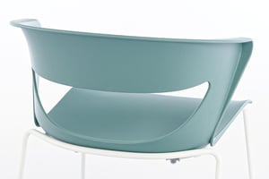 Die Rückenlehne ist an den Kanten verstärkt verarbeitet