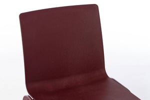 Die Kunststoffsitzschale ist sehr pflegeleicht