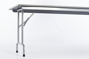 Intuitiv können die Tische schnell aufgestellt werden