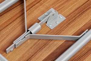 Stabil und durchdacht ist die Verarbeitung der Klapptische