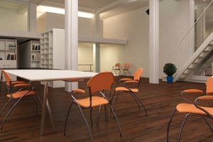 Die farbenfrohen Toronto AL Kunststoffstühle geben jeden Raum einen gewissen Pepp