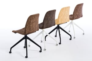 Verschiedene Polsterfarben und Gestellfarben stehen zur Auswahl