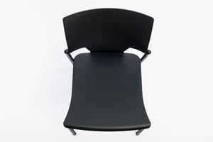 Unser stabiler Kunststoffstuhl Vegas in der Draufsischt