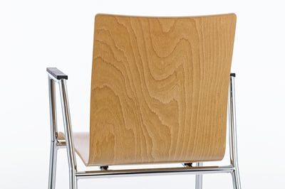 Auch die Rückseite der Sitzschalen kann sich sehen lassen