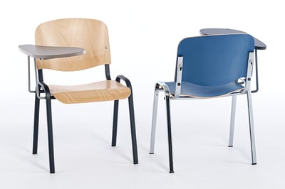 Unsere Iso Plus HO ST sind robuste pflegeleichte Collegestühle