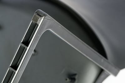 In die Kufen sind Bodengleiter eingelassen