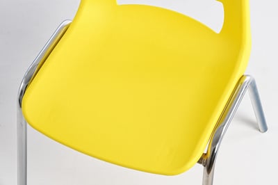 Die Sitzfläche ist leicht zu reinigen