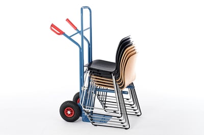 Ein Transport mit der Stuhlkarre ist möglich