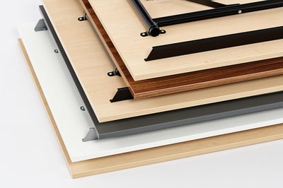 In unterschiedlichen Größen und Farben sind unsere Klapptische erhältlich