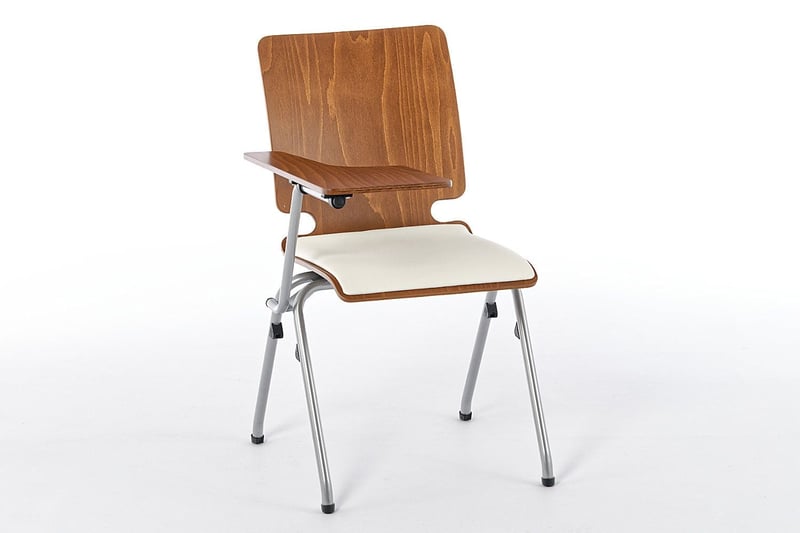 Mit Sitzpolster + Schreibtablar