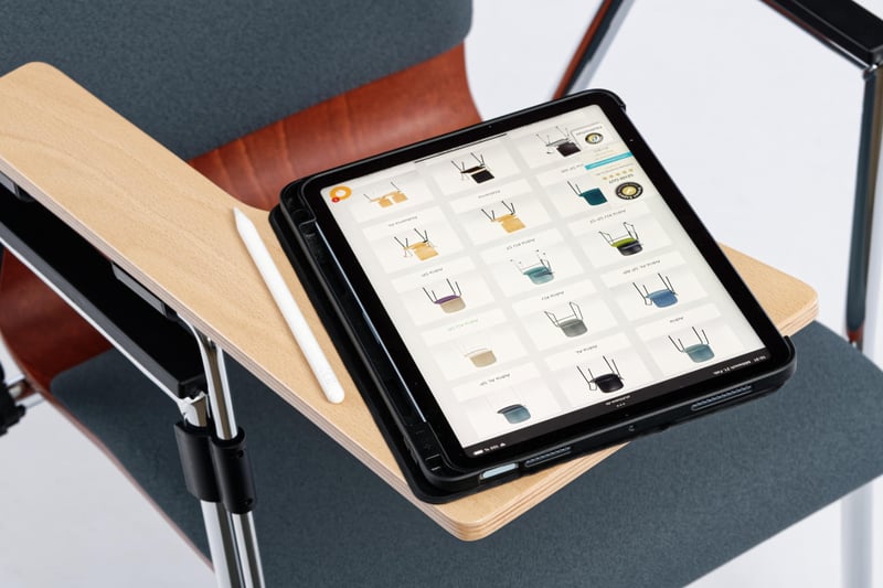 Eine perfekte Ablage für Tablet