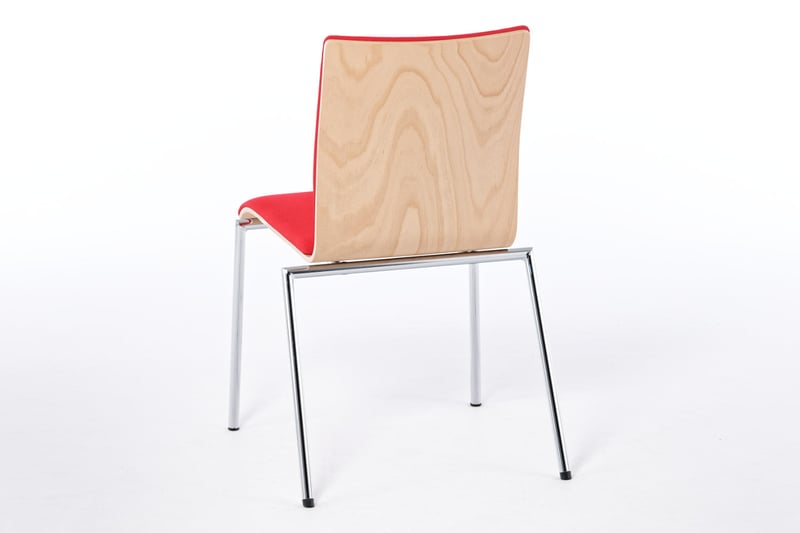 Von hinten hat die Rückenelehne eine schöne Holzmaserung