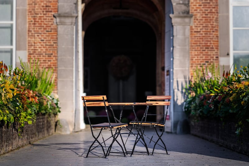 Klapptisch und Stühle Amsterdam sind aufeinander abgestimmt