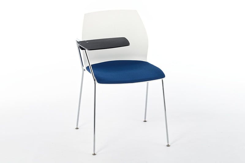 Mit Sitzpolster + Schreibtablar