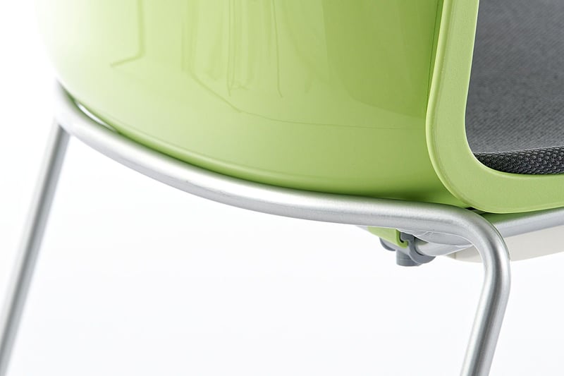 Sitzschale und Gestell geben ein harmonierendes Design