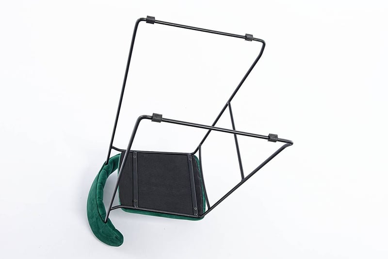 Das Gestell des Bermuda Barhockers ist hochwertig verarbeitet