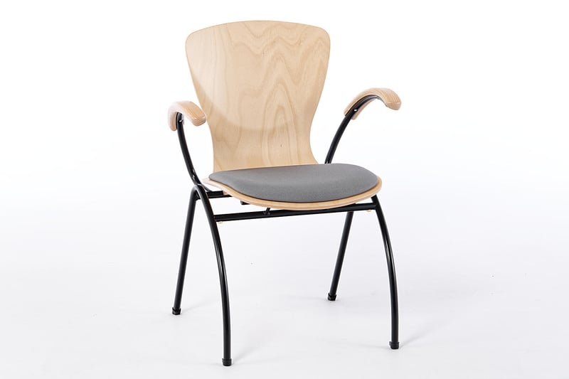 Mit Armlehnen + Sitzpolster