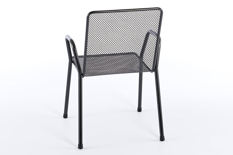 Das Design dieser robusten Stapelstühle ist filigran gehalten