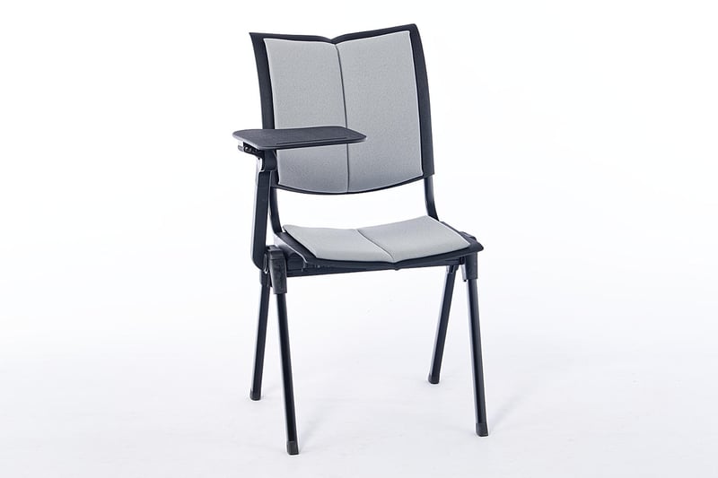 Mit Sitzpolster + Rückenpolster + Schreibtablar