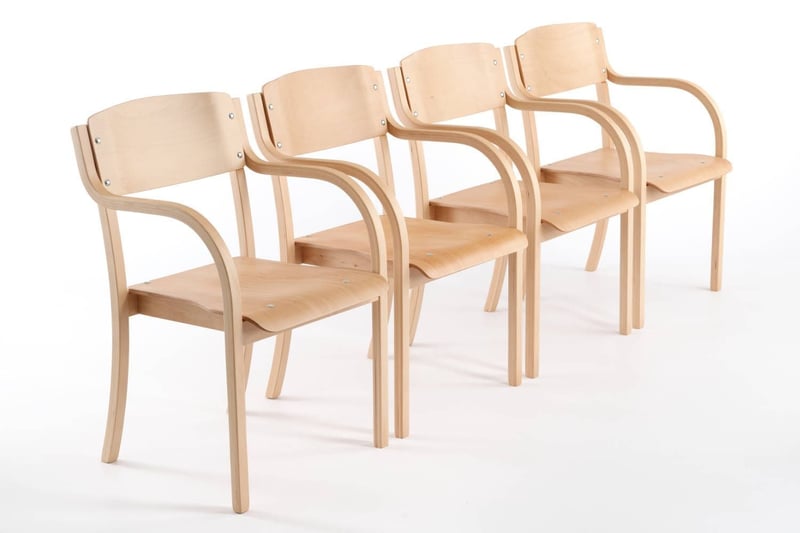 Eine einladende Sitzreihe
