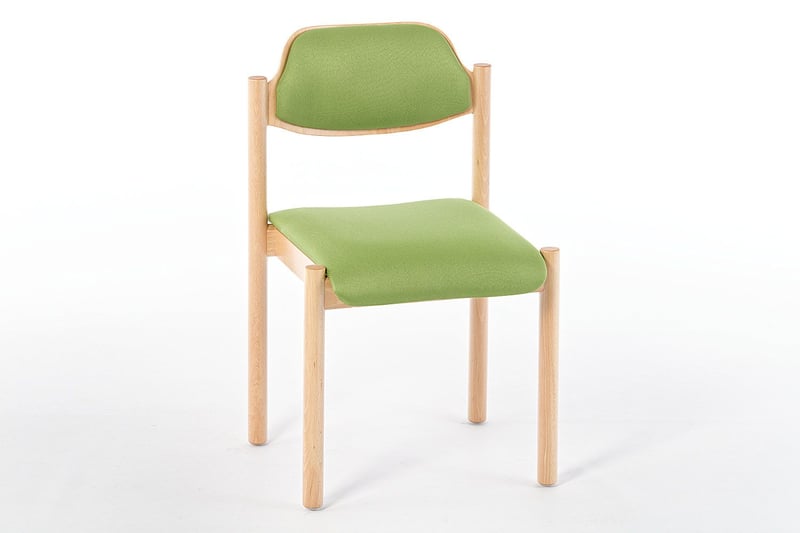 Mit Sitzpolster + Rückenpolster