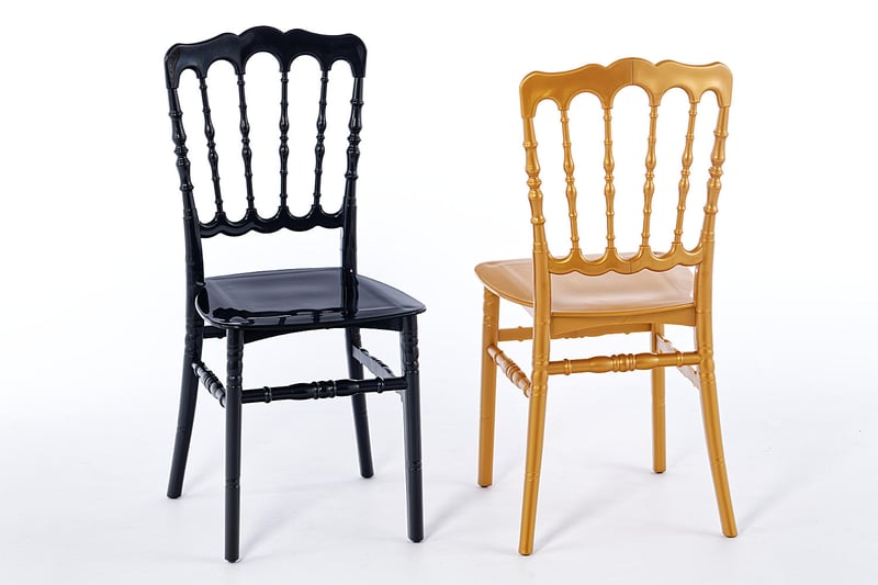 Unser Kunststoffstuhl Glasgow hat ein besonderes Design