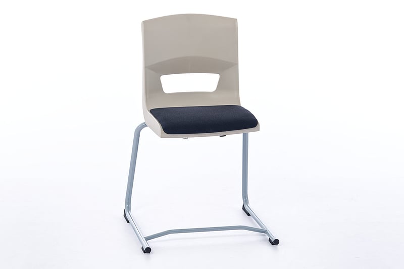 Als Freischwinger + Sitzpolster