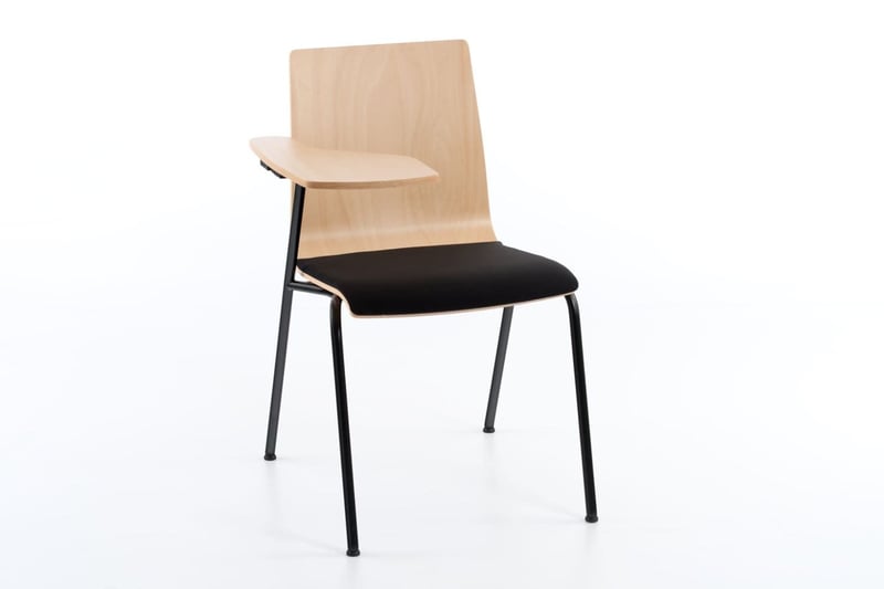 Mit Sitzpolster + Schreibtablar