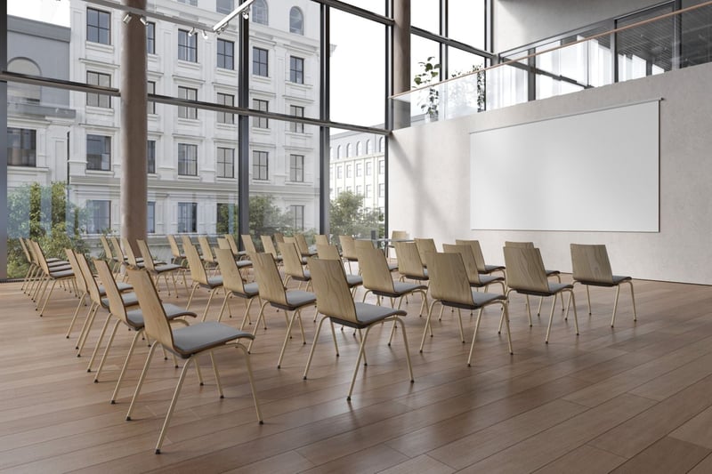 Unsere Sitzpolsterstühle Havanna SP werden gerne bei Veranstaltungen genutzt