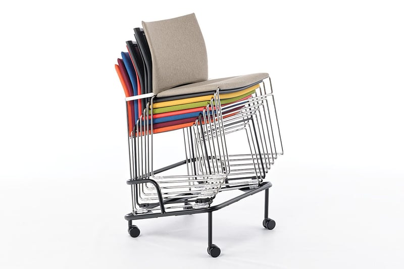 Die Modellfamilie Ibiza kann mit dem Transportwagen einach transportiert werden