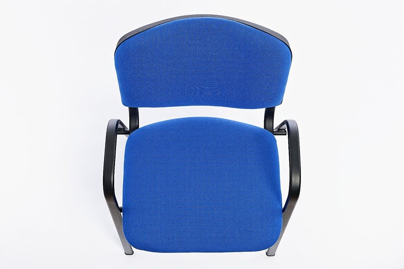 Der Armlehnenstuhl Iso AL in seiner Draufsicht