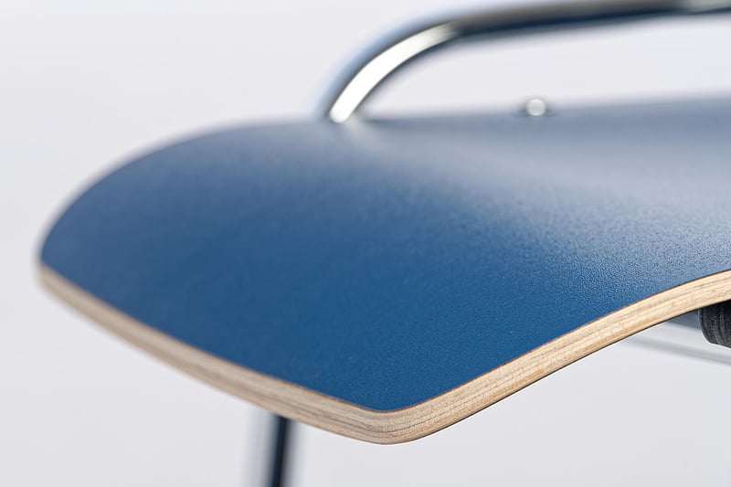 Abegrundete Sitzfläche ist sehr ergonomisch