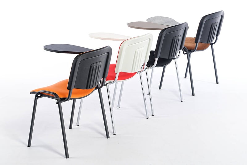 Die Collegestühle können farblich passend zu ihrem Raum bestellt werden