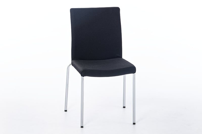 Unser Polsterstuhl Litauen mit verchromtem Gestell