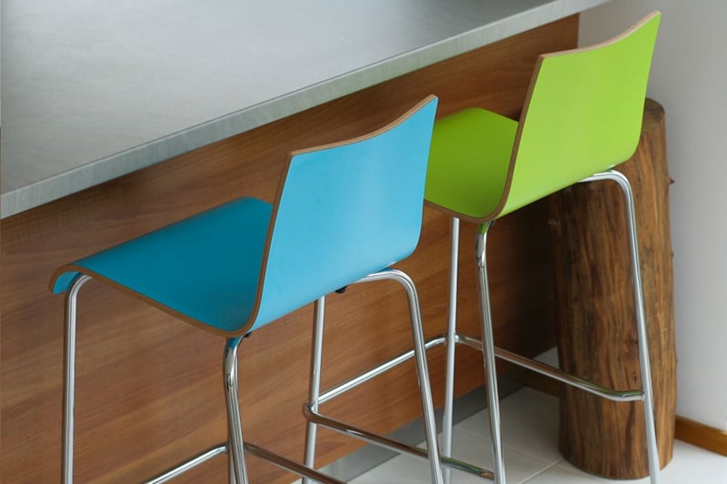 Die Mailand Barhocker wirken sehr elegant