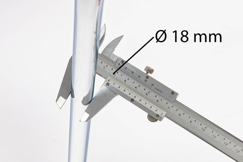 Unsere Collegestühle Mali ST haben ein Gestelldurchmesser von 18 mm