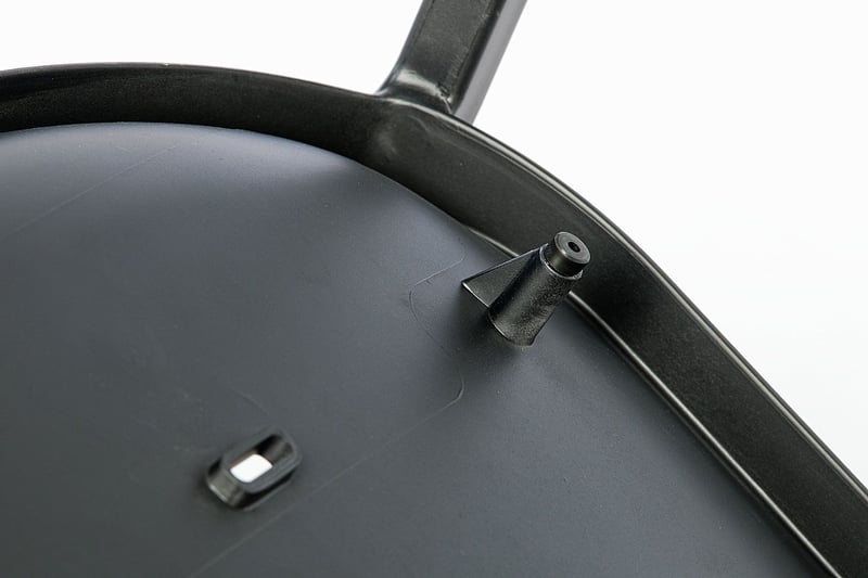 Der Kunststoff ist sorgfältig und gratlos verarbeitet