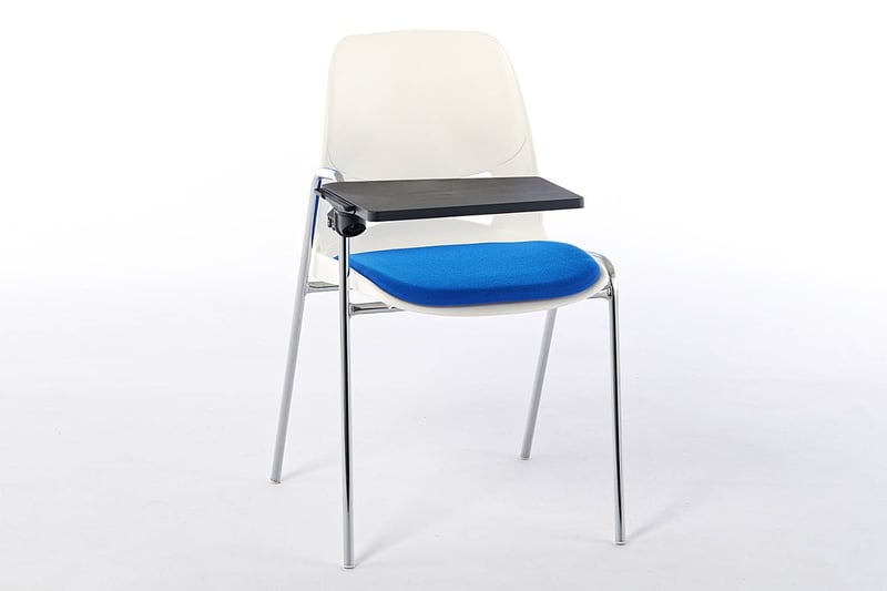 Mit Sitzpolster + Schreibtablar