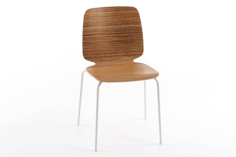 Unser Schalenstuhl Monaco kann in vielen Holzfarben gewählt werden