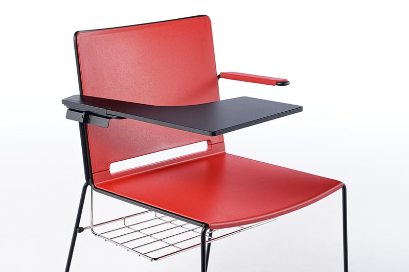 Ein Ablagekorb kann optional konfiguriert werden