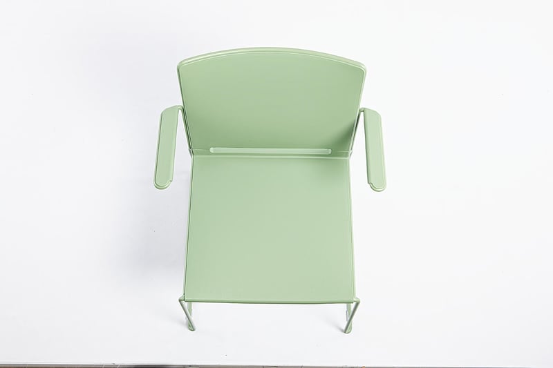 Der Kunststoffstuhl Multan AL in der Draufsicht