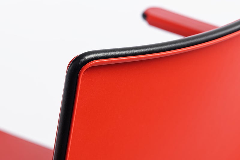 Kunststoff und Metall sind aufeinander abgestimmt