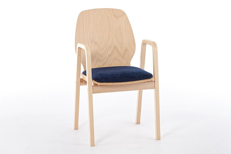 Mit Armlehnen + Sitzpolster