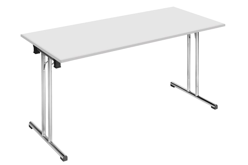 Stabile stapelbare Klapptische mit optionalem Transportrollwagen